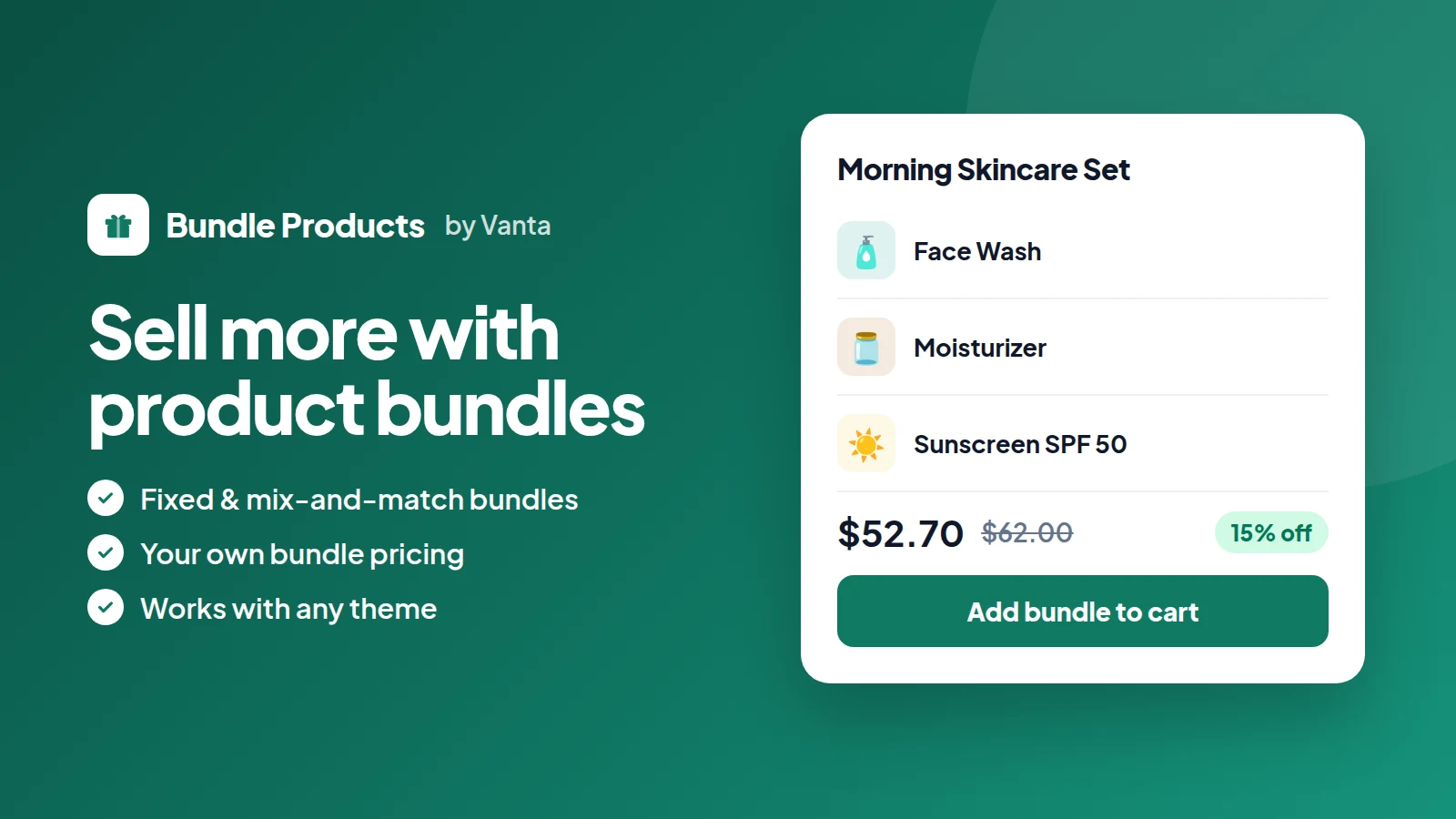 Bundle Products by Vanta preview
